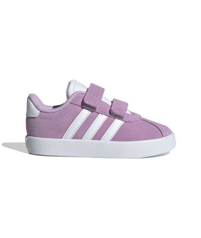 Chaussures adidas VL Court 3.0 Cf Enfant Lilas