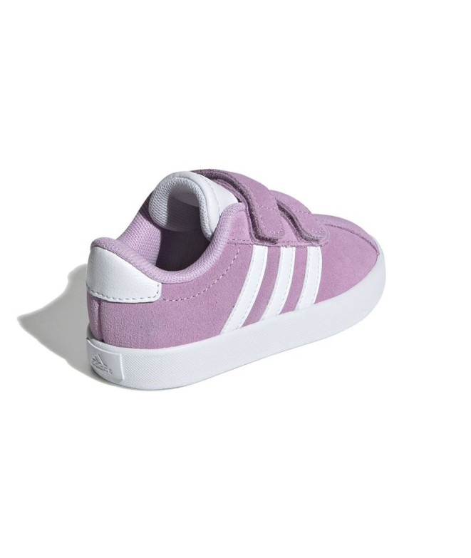 Chaussures adidas VL Court 3.0 Cf Enfant Lila