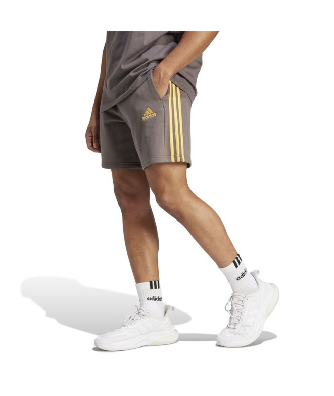Calça adidas 3Bandas Ft Short Homem Charcoal