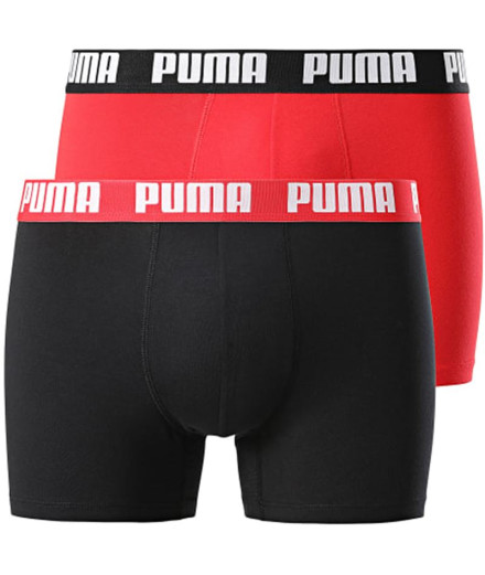 Slip Puma Everyday Basic 2P Homme Rouge/Noir