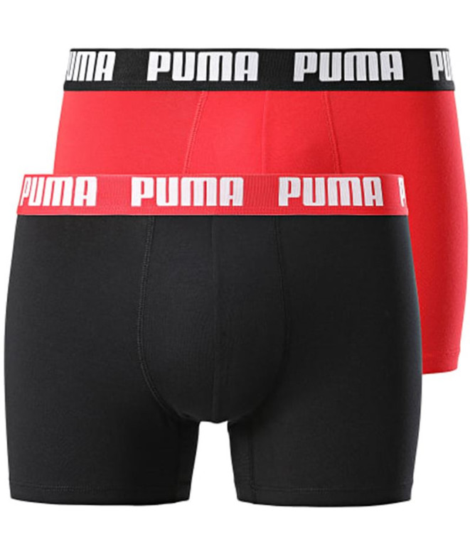 Slip Puma Everyday Basic 2P Homme Rouge/Noir