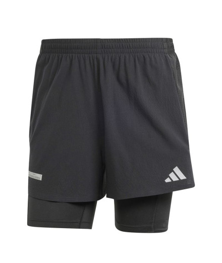Calça de Running adidas Ultimate 2In1 Homem Preto