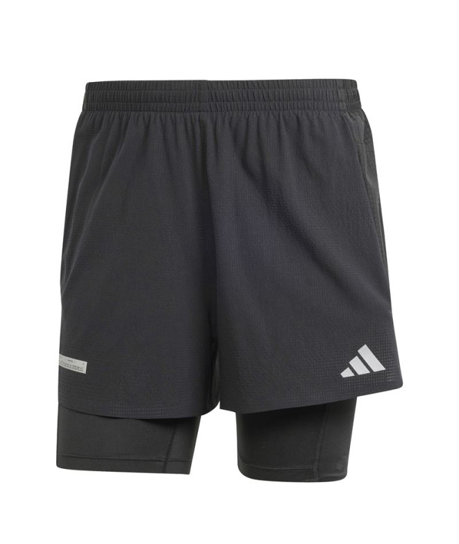 Pantalons de Running adidas Ultimate 2In1 Homme Noir