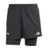 Calça de Running adidas Ultimate 2In1 Homem Preto