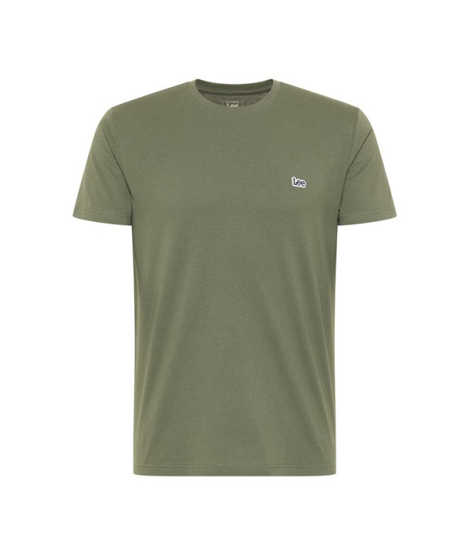 T-shirt Lee Ss Patch Logo Vert Homme