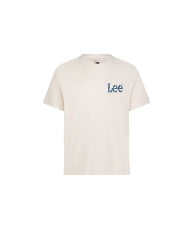 Camiseta Lee Medium Wobbly Blanco Hombre