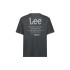 Camiseta Lee Loose Logo Washed Preto Homem