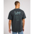 Camiseta Lee Loose Logo Washed Preto Homem