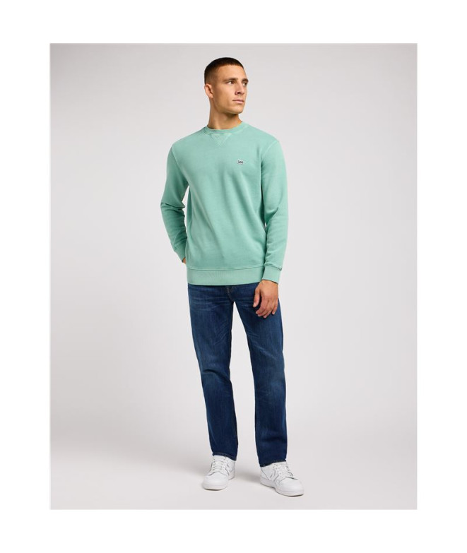 Moletom Lee Plain Crew Intuition Cinzento Homem