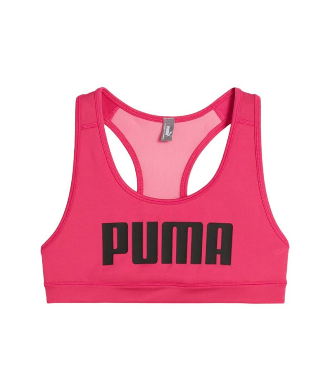 Sujetador deportivo Puma 4 KEEPS Mujer Rosa Negro