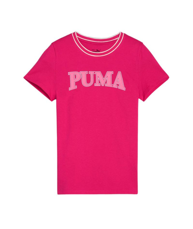 T-shirt Puma Squad Pink Enfant