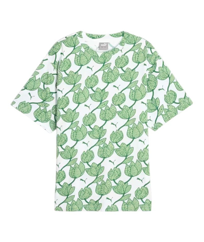 T-shirt Puma Essential+ BLOSSOM AOP Vert Femme