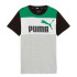 Camiseta Puma Essential BLOCK Negro/Gris Infantil