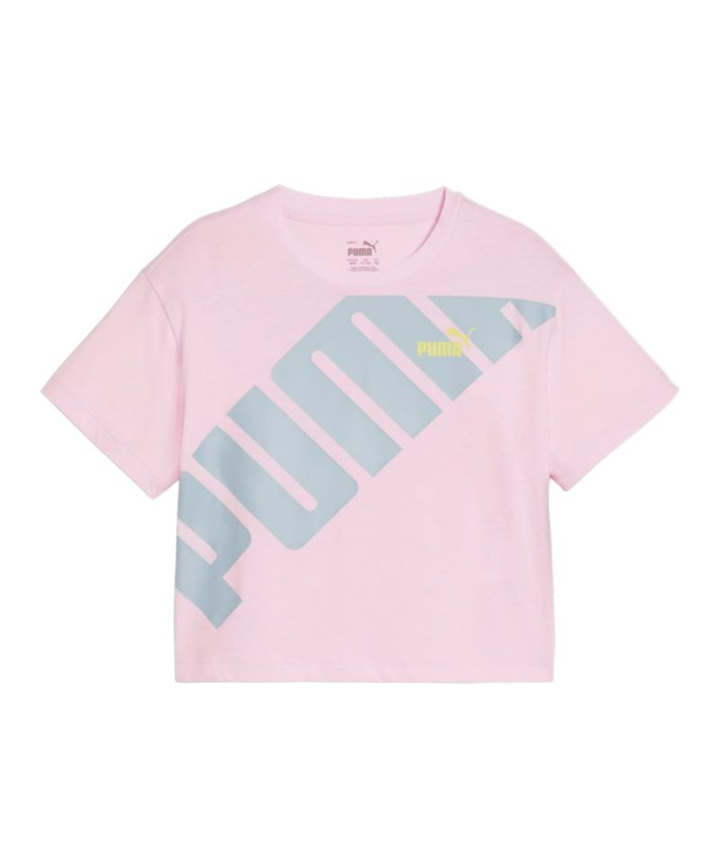 T-shirt Puma POWER Pink Enfant