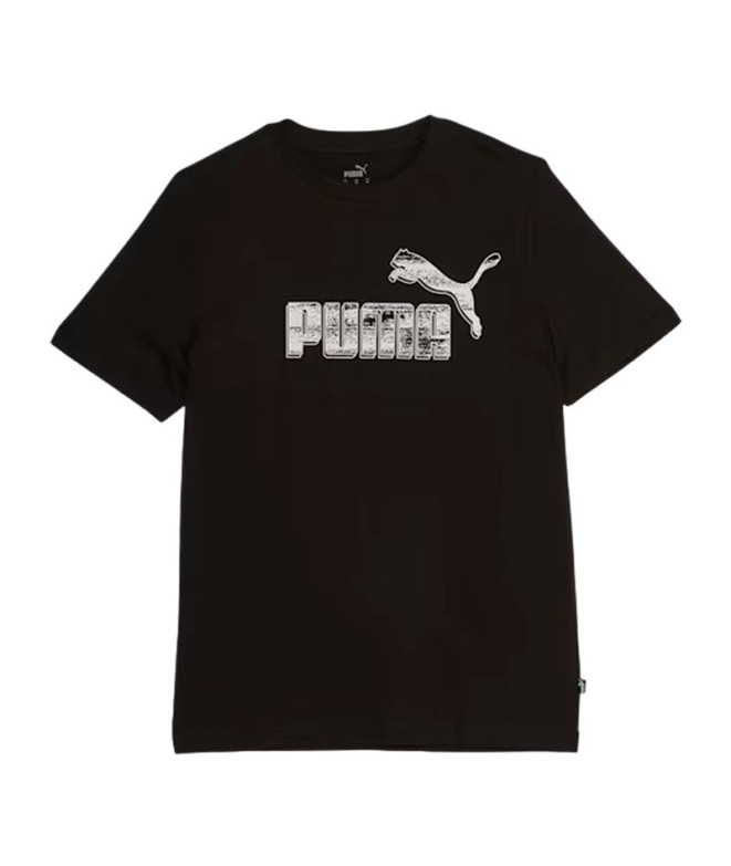 Camiseta Puma Graphics Negro Hombre