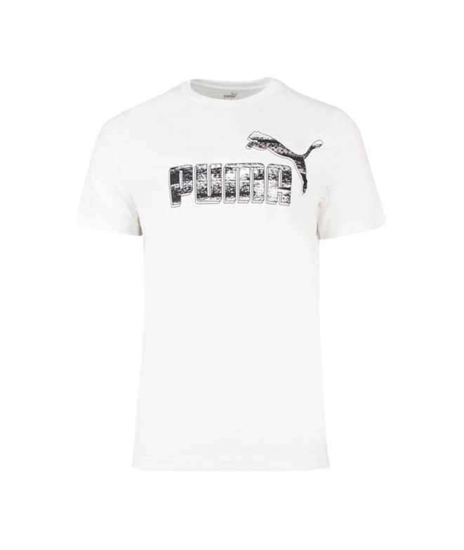 Camiseta Puma Graphics Blanco Hombre