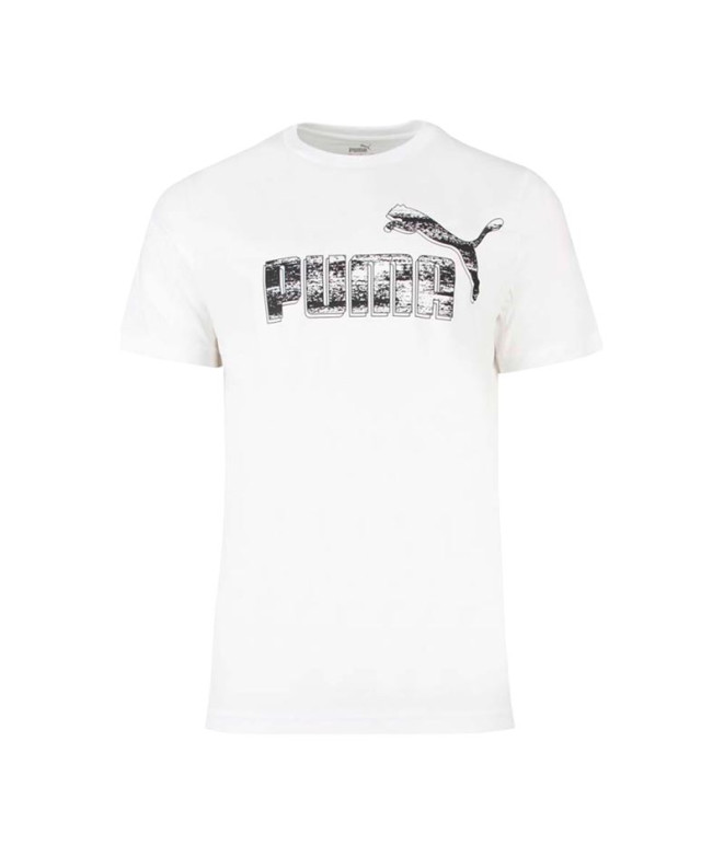 T-shirt Puma Graphics White Homme
