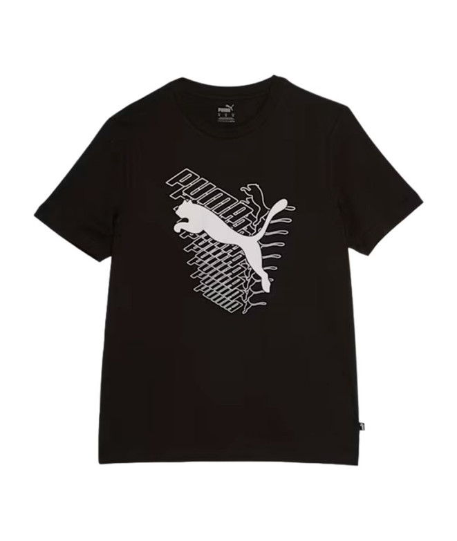 T-shirt Puma Graphics Cat Black Homme