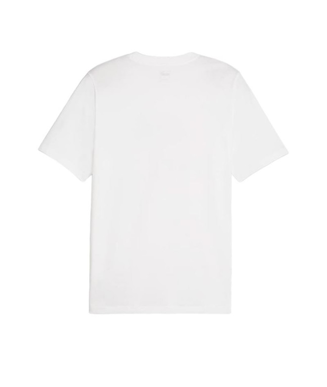 Camiseta Puma Graphics Blanco Hombre