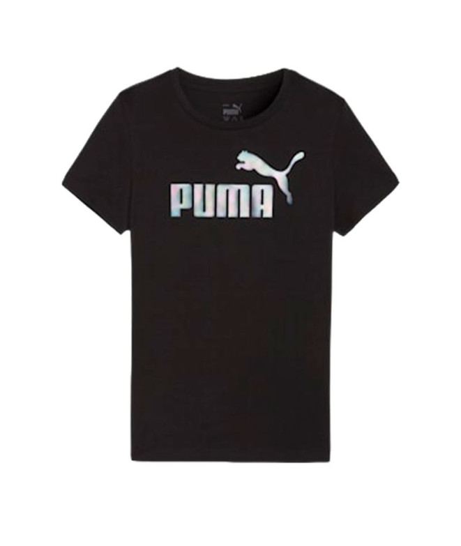 Camiseta Puma Graphics Color Negro Infantil