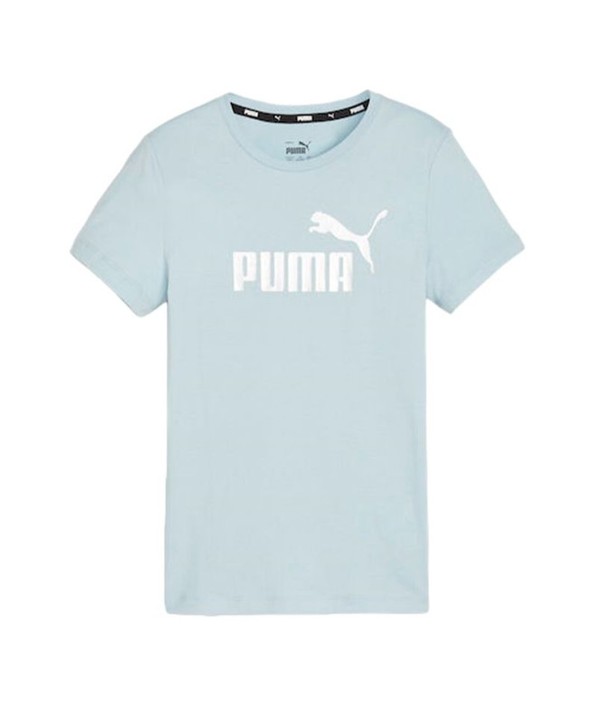 Camiseta Puma Essentials+ Turquesa Infantil
