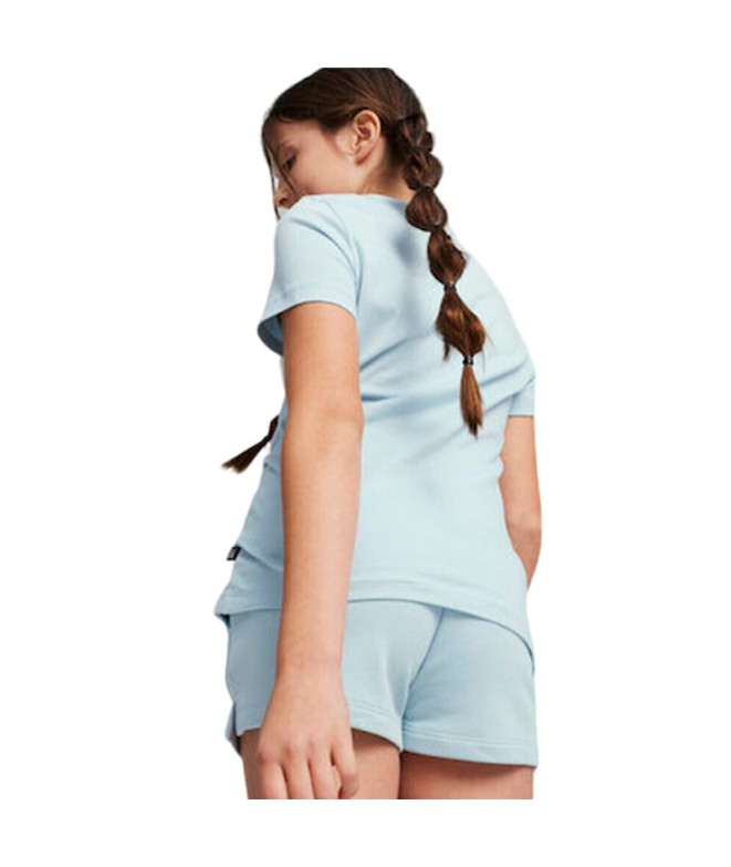 Camiseta Puma Essentials+ Turquesa Infantil