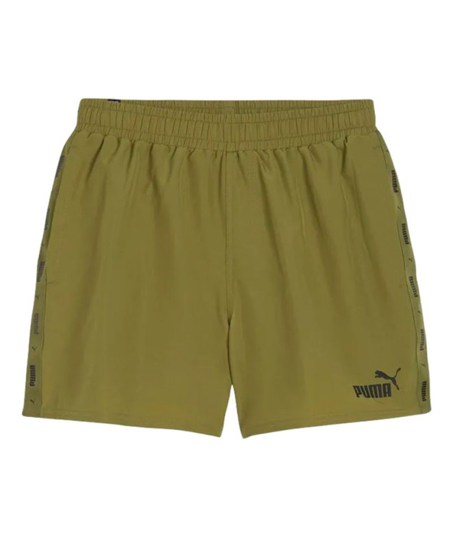 Calça Homem Puma Essentials+ Tape Woven Verde