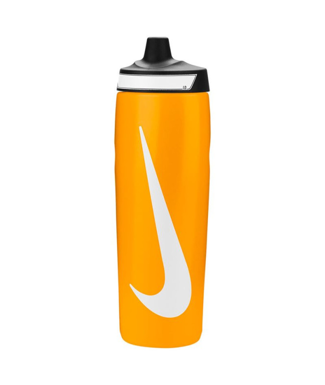 Garrafa de Fitness Nike Refuel Grip 18 Oz Laranja