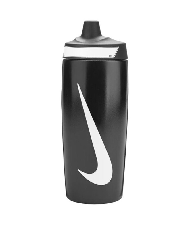 Botella de Fitness Nike Refuel Grip 18 Oz Negro