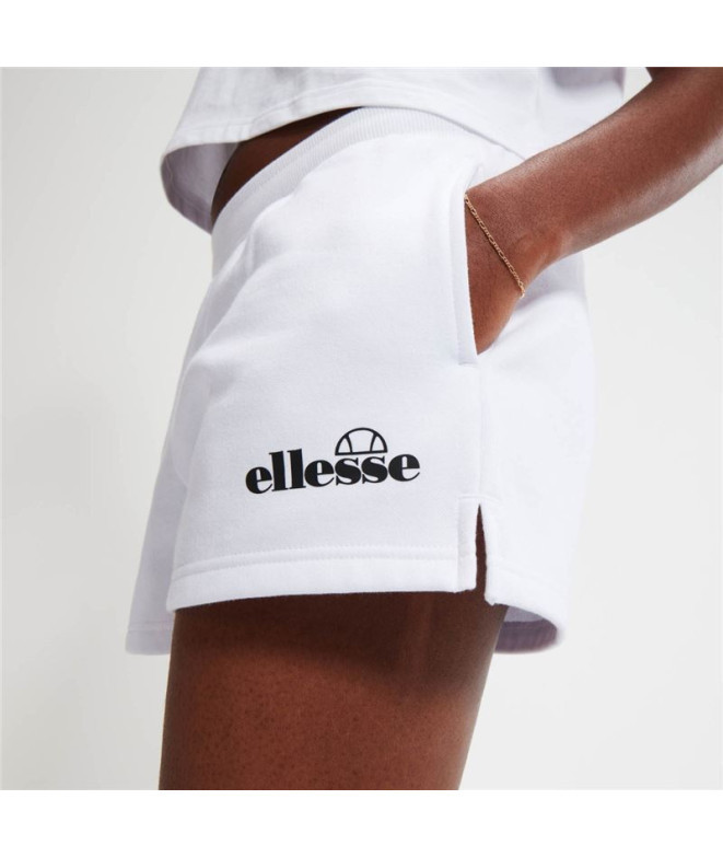 Calça Ellesse Mulher Kyrana Loopback Short Branco
