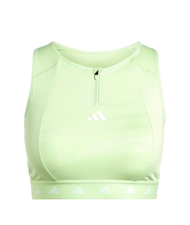 Sujetador Deportivo adidas Essentials Powerimpact Medium-Support Mujer Verde