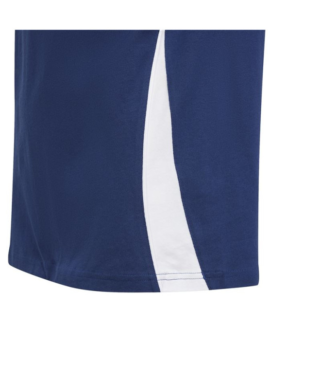 Camiseta de Futebol adidas Tiro24 Infantil Azul