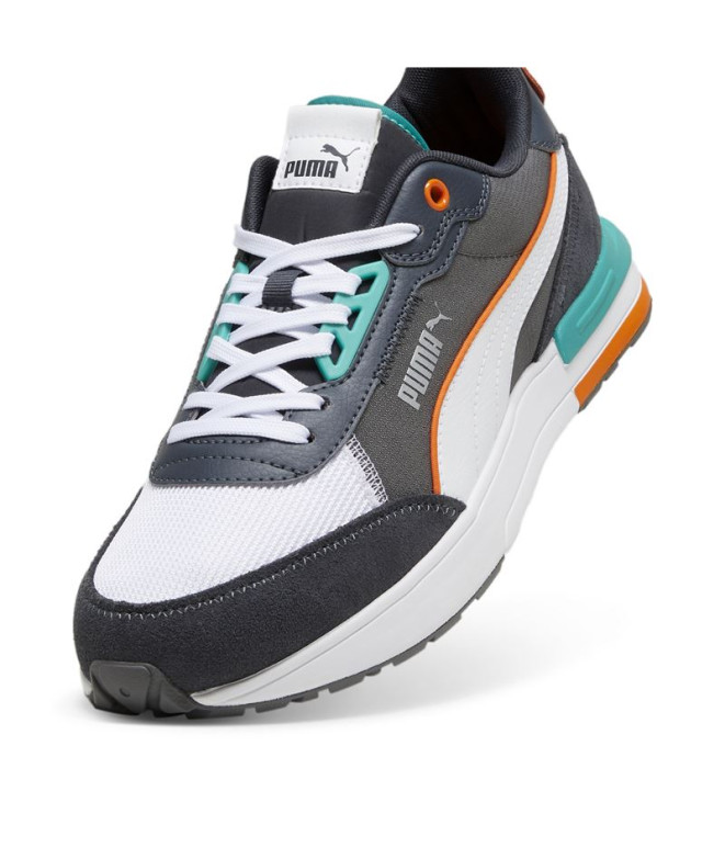 Sapatilhas Puma R22 Branco/Preto Homem