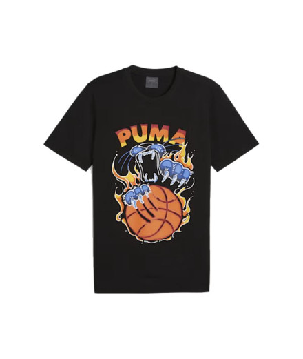 T-shirt de Basket-ball Puma TSA 6 Noir Homme