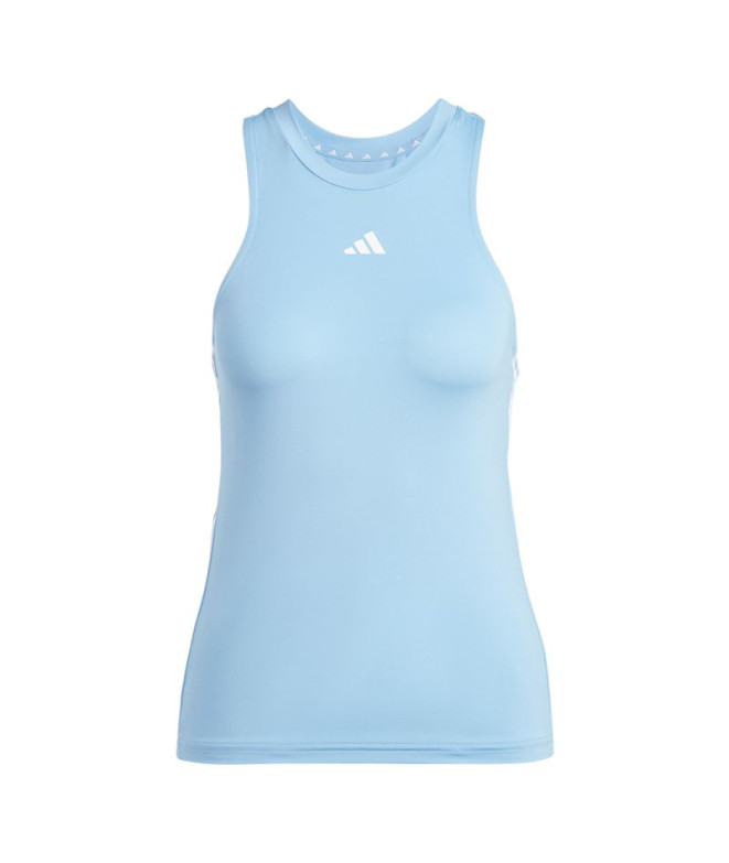 Camiseta de Fitness adidas Essentials Tr-Es 3 Band Mulher Azul
