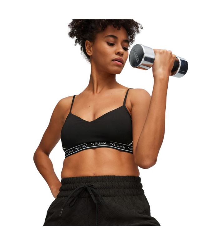 Sujetador esportivo Puma MOVE RONG Preto Mulher