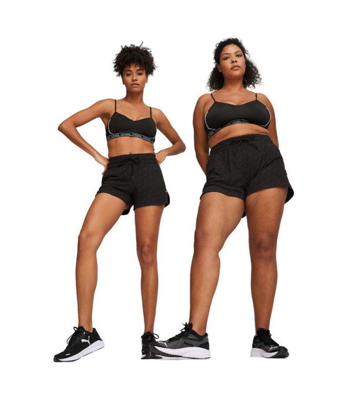 Sujetador esportivo Puma MOVE RONG Preto Mulher