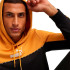 Moletom Puma Essentials Block x Tape Preto/Amarelo Homem