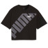 Camiseta Puma Power Cropped Preto Mulher