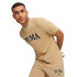 T-shirt Puma Squad Big Graphic Beige Homme