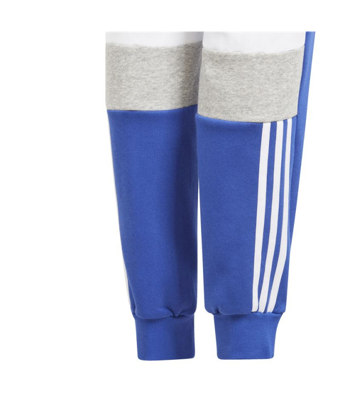 Pantalons adidas 3 bandes Tib Pt Enfant Bleu