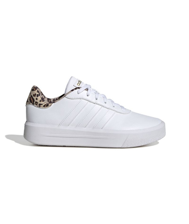 Chaussures adidas Court Plateforme Femme Blanc