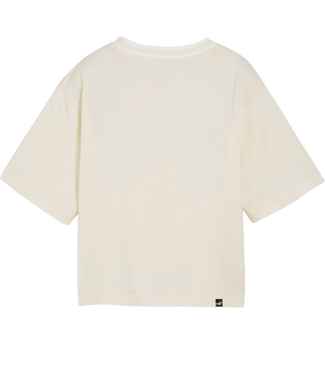 T-shirt Puma Squad Graphic Blanc Femme