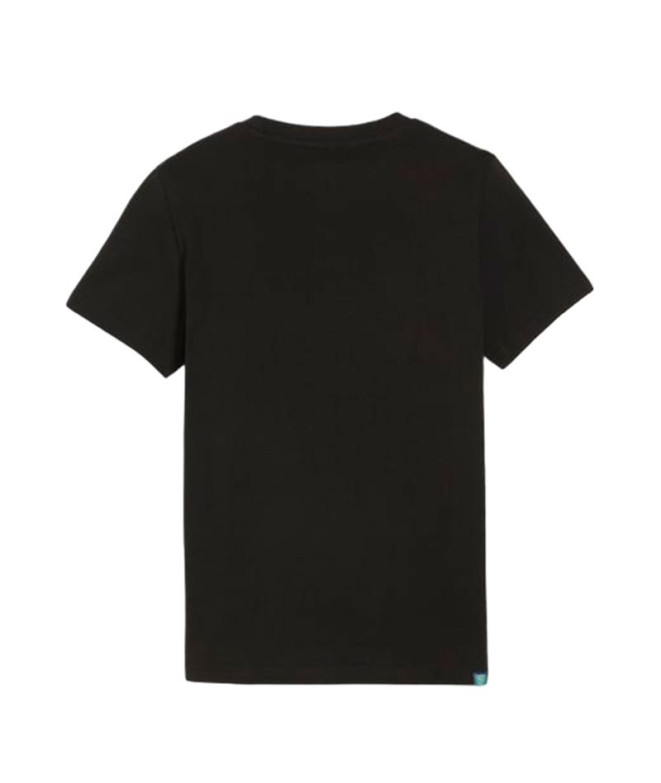 T-shirt Set Puma Ready Better Black Enfant