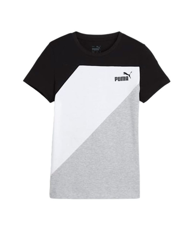 Camiseta Puma Power Negro Infantil
