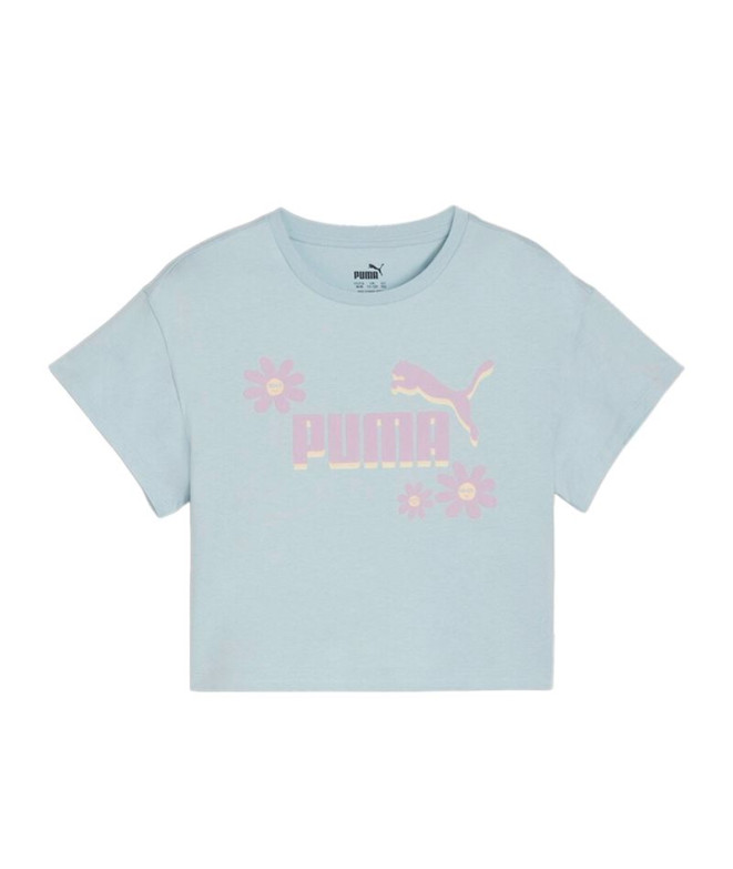 Camiseta Puma GRAPHICS Summer Flow Turquesa Infantil