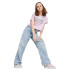 Camiseta Puma GRAPHICS Summer Flow Roxo Infantil