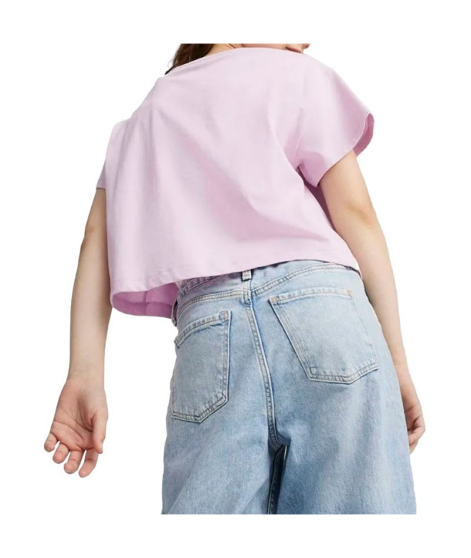 Camiseta Puma GRAPHICS Summer Flow Roxo Infantil