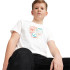 Camiseta Puma GRAPHICS Ano do Branco Infantil