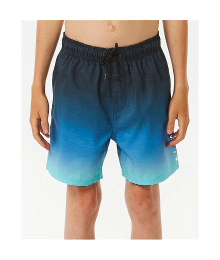 Bañador de Playa Y Piscina Rip Curl Fade Volley Niño Navy Bañador de Playa Y Piscina Rip Curl Fade Volley Niño Navy